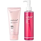 medicube Pink Cleanse & Glow Duo: PDRN Marshmallow Whip Cleanser and PDRN Jelly to Foam Cleanser | Daily Facial Wash for All Skin Types | For Clear Smooth Skin