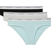 Calvin Klein womens Balance Cotton Stretch Bikini Panties, 3 Pack