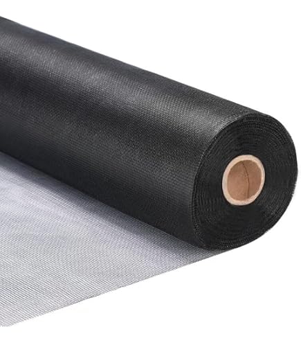 CR Laurence Charcoal Fiberglass Screen Wire – 100-Foot Roll, 18x16 Mesh, Fade & Rust Proof