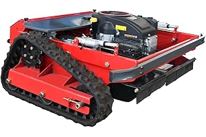 FTHYGOS Remote Controlled Lawn Mower,31.5In Cutting Width,Automatic Robotic Lawn Mower for 50°Slope,1.2 Acre per Hour Mowing Capacity,Adjustable Cutting Height
