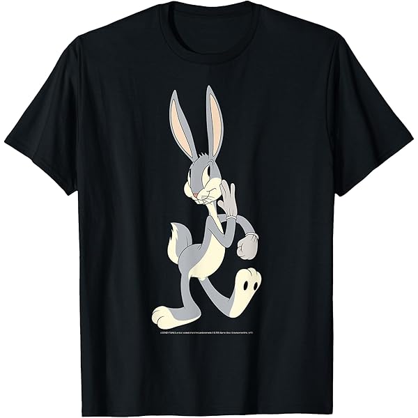 【CPGN STUDIO】Dust Bunny Short Sleeve T-shirt Amazon.com: Looney Tunes Bugs Bunny Stance Portrait T-Shirt