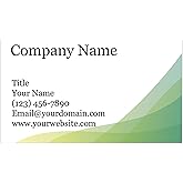 Amazon.com : Custom Printed Business Cards - Thick Sturdy Stock - 3.5 ...