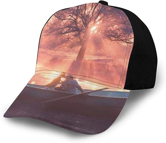 Amazon.com: HBFF Romantic Couple Boat Camp Hat,Snap Back Ball Cap