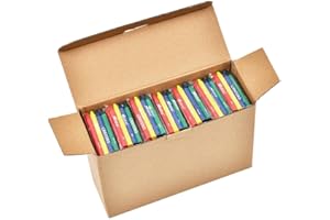 Madisi Crayons Bulk Pack, Regular Size, 4 Colors, 150 Packs, 600 Count