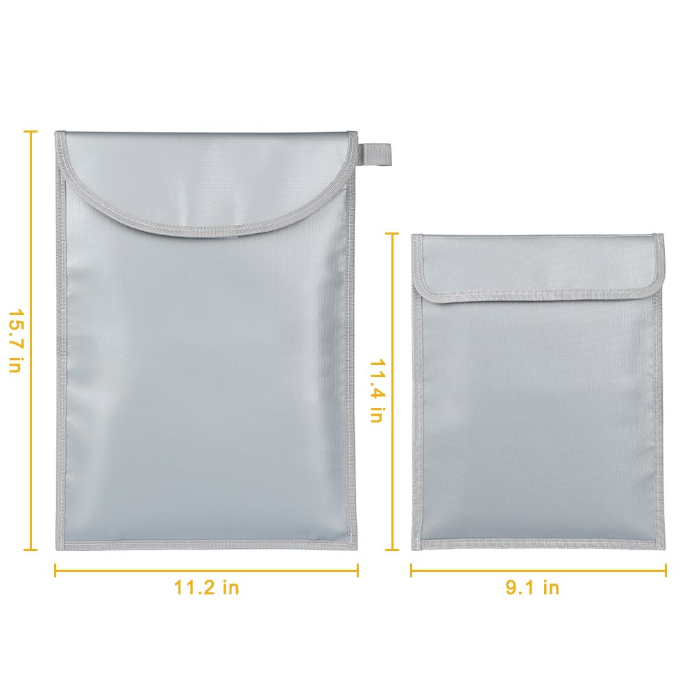 Double Layer Fiberglass Safe Storage for Valuables Senignol NonItchy Silicone Coated Fiberglass