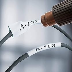 Wonfoucs Replacement for Dymo 18057 Heat Shrink