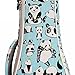 MUSIC FIRST Canvas PANDA ukulele case ukulele bag ukulele cover Ukulele backpack Ukulele Gig Bag (21 inch Soprano, PANDA)