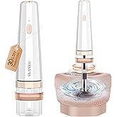 Portable Electric Makeup Brush Cleaner Machine with Foldable Silicone Cleaning Bowl - Quick 30-Second Deep Clean, Instant Drying, Compatible with Handle Diameters Under 0.86 Inches of Beauty Brushes