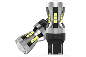 FAXCARS 7440 W21W LED Reverse Backup Light Bulbs for Ford F150 2018 2019 2020, 6500K White 500% Brighter Reversing Lamps OEM Direct Replacement Plug and Play, 2-Pack