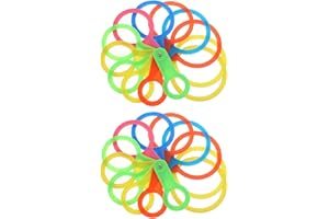 NUOBESTY Fruit Measuring Gauge Rings 2pcs Citrus Diameter Sizing Tool 30-90mm Plastic Fruit and Vegetable
