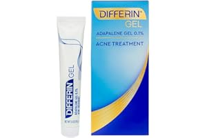 Differin Adapalene Prescription Strength Retinoid Gel 0.1% Acne Treatment (Up to 90 Day Supply), 45 Gram