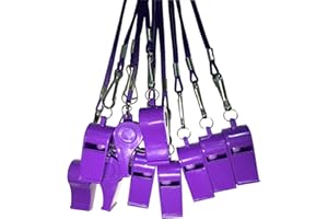 DYBADYSA 20 Pcs Plastic Loud Whistles with Lanyard for Referee Coaches Basketball Football Sports Training Game Event Lifeguard Survival Emergency Fun School Kids Tool Set Suppliers