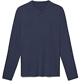 Tommy John Men's Second Skin Modal Long Sleeve Henley Sleep Top