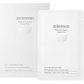 mixsoon Melting Collagen Cheek Film - Firming, Nourishing and Moisture-Infusing Melting Patch, Revitalizing Care for Plump, Smooth Cheeks 0.03g / 0.001 fl. oz. (5pairs / 10ea) Korean Glass Skin Care