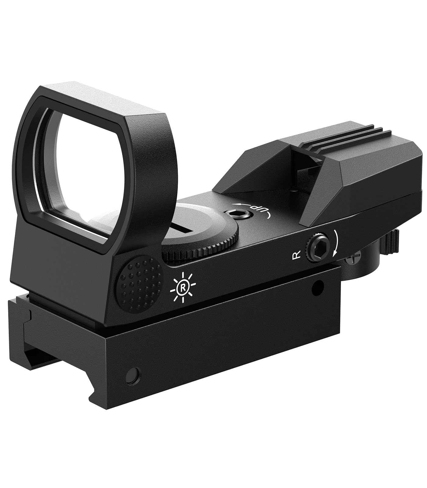 Feyachi Reflex Sight Red Green Dot Optics 4 Adjustable Reticles Sight with Button Brightness Adjustment