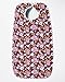 RMS Reusable Washable Waterproof Adult Bib Clothing Protector with Velcro Closure (Pinwheel Flower with Crumb Catch)