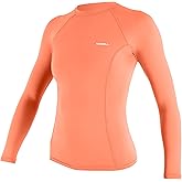 O'Neill Women’s Basic Skins-2 Long Sleeve Rashguard, UPF 50+ Sun and Rash Protection for Surfing and All Outdoor Activities