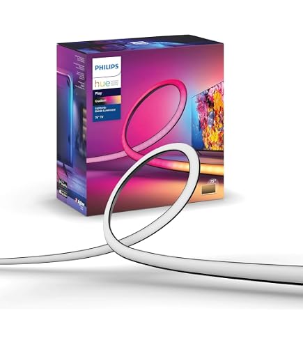 Amazon.com: Philips Hue Gradient LED LightStrip (Sync with TV