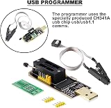 DAOKAI CH341A USB Programmer SOP8 SOIC8 1.8V Adapter Clip Test Socket Kit view 2