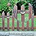 OTHWAY Solar Fence Post Lights Wall Mount Decorative Deck Lighting, Black, 1 Pack