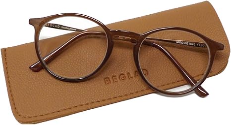 Amazon Beglad ビグラッド おしゃれなケース付老眼鏡 Be10 3カラー トレンドカラーとボストン型がおしゃれ ケースの淡い色合いが 可愛い ビグラッド Beglad 老眼鏡