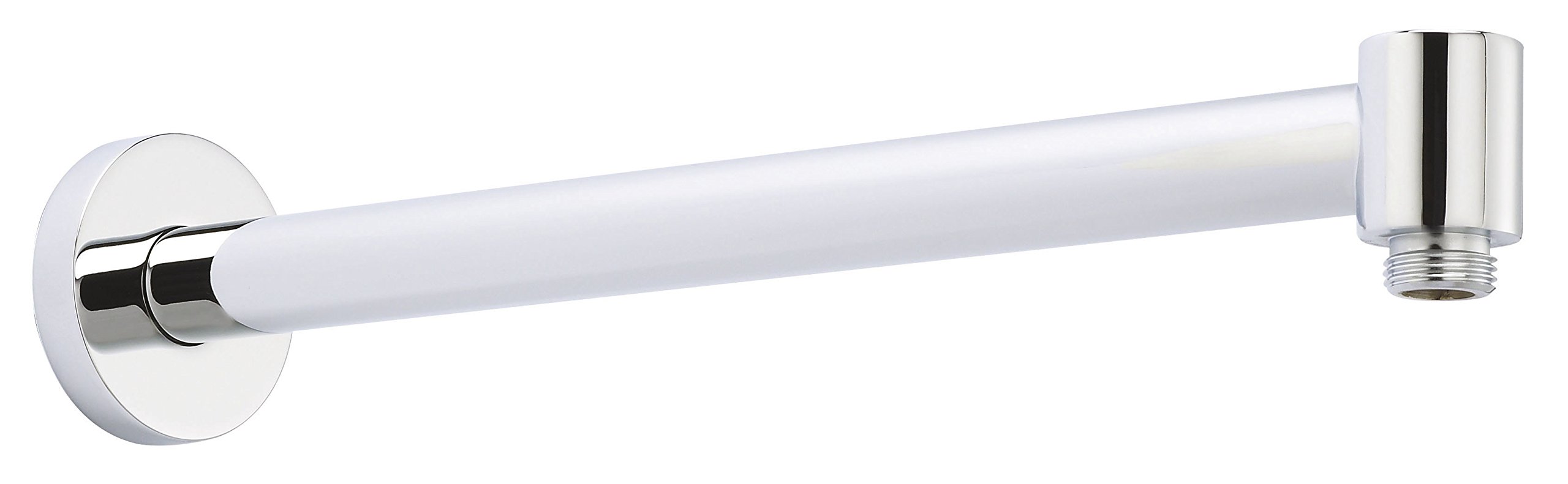 NUIE ARM03 ǀ Modern Bathroom Contemporary Wall Mounted Shower Arm, 345mm, Chrome