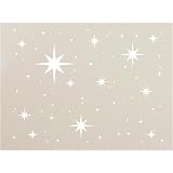 Twinkle Stars Stencil by StudioR12 | Fun Elegant | Reusable Mylar Template | Painting, Chalk, Mixed Media | Use for DIY Home 