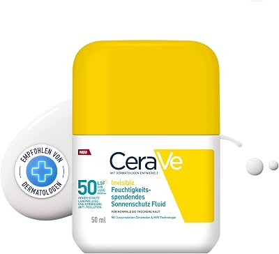 Invisible Feuchtigkeitsspendendes Sonnenschutz Fluid SPF 50