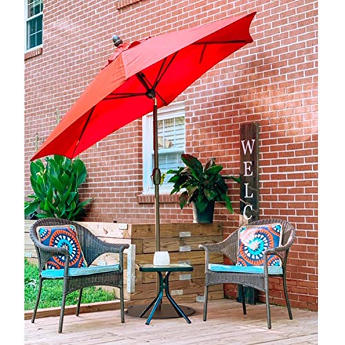 Abba Patio 55 lb Patio Umbrella Base with Wheels 27" Heavy Duty Steel