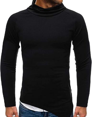mens turtle neck sweatshirt