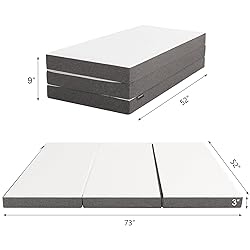 Molblly Folding Mattress, 3 inch Twin XL