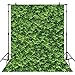 Allenjoy 8x6ft Fabric Grass Wall Photography Background Green Leaves Greenery Backdrop Spring Birthday Party Wedding Photoshoot Photo Booth Prop