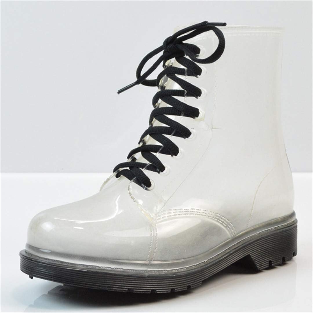 black jelly boots