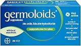 Germoloids Haemorrhoid Suppositories 55 g 24 Count Triple Action with view 1