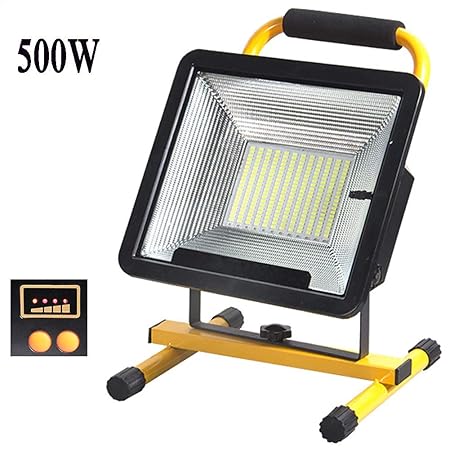 Lámpara Proyector Batería LED 500W 170Leds, Foco LED Recargable ...