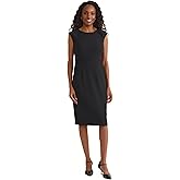 Kasper Women's Sleeveless Piped Sheath Dress