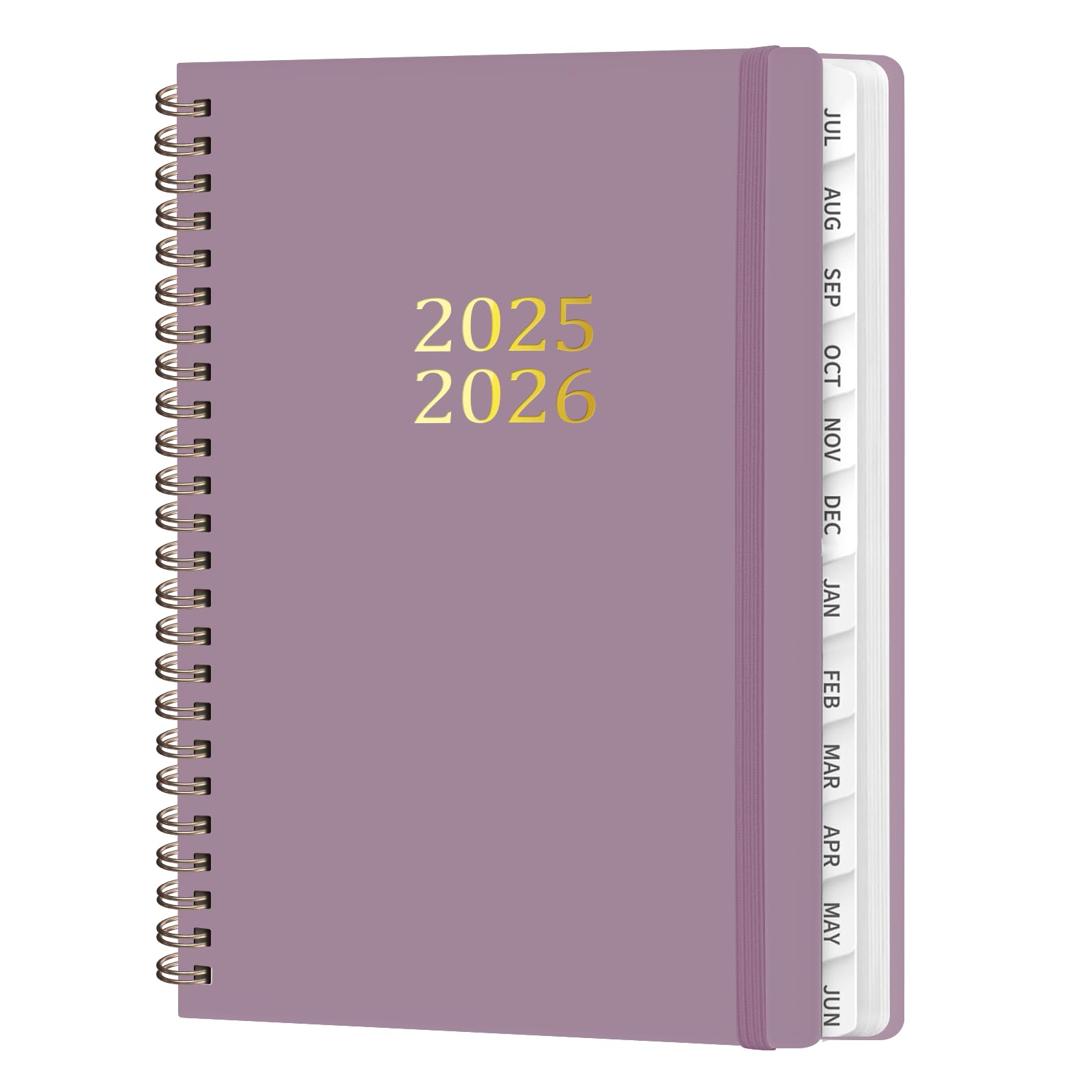 Photo 1 of Academic Planner 2025-2026, Weekly and Monthly Agenda Planner, Daily Calendar Planning Notebook (July 2025 - June 2026), School Teacher Student Supplies, A5 (6.2" x 8.5"), Purple
