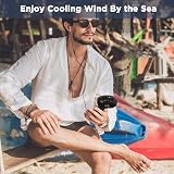 EasyAcc Handheld Fan Portable USB Fan 4 Speed 4000RPM 2600mAh Battery Black view 7