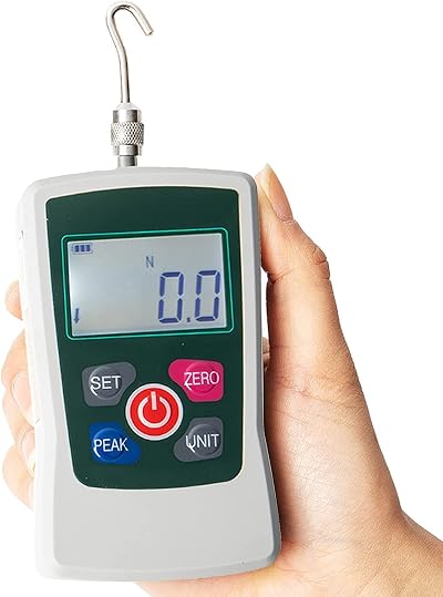 Beslands 50N Digital Force Meter Push Pull Tester Dynamometer Pressure Gauge N