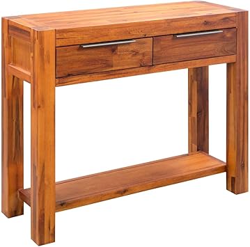 Amazon Com Canditree Rustic Console Table With 2 Drawers Sofa