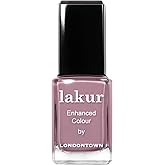 LONDONTOWN Dusty Pink Glossy Nail Polish, Bell Flower lakur, Vegan Chip-Resistant Long-Lasting Nail Lacquer, .40 fl oz