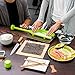 Allure Sushi Maker Roller Machine, Making Kit withTube, Locking Clips and Easy Release Plunger, Perfect Rolls Every Time