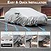 KAKIT 5 Layers Universal SUV Cover Waterproof All Weather Heavy Duty Sun Protection Scratch Resistant for Automobiles Outdoor(Up to 204”)