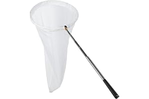 (36cm Ring, 150cm Handle) - RESTCLOUD Insect and Butterfly Net with 36cm Ring, Handle Extends to 150cm