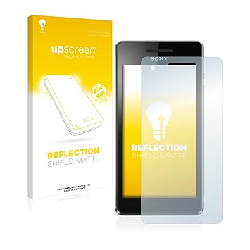 upscreen Matt Schutzfolie für Sony Xperia V LT25i – Entspiegelt, Anti-Reflex, Anti-Fingerprint