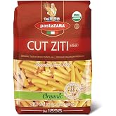 PASTA ZARA - Cut Ziti - Organic - 100% Italian Pasta, Made with Durum Wheat Semolina Flour, Non GMO, Kosher (1 LB. BAG) - Consistently al Dente.
