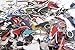 TSKeys Mini Silicone Sneaker Keychain Charm Surprise Pack, 40 Keychains
