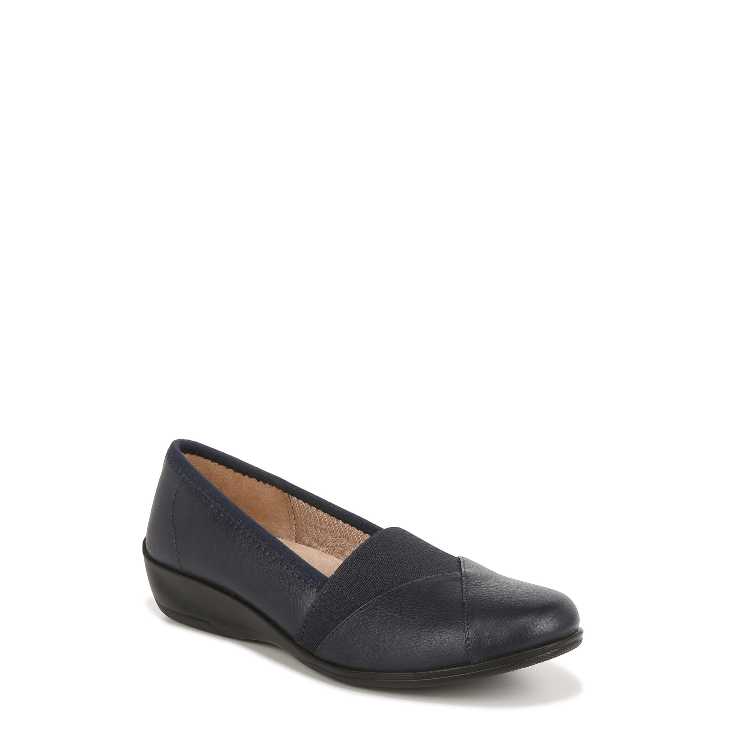 LifeStride Womens Intro Slip On Loafers Lux Navy 10 M