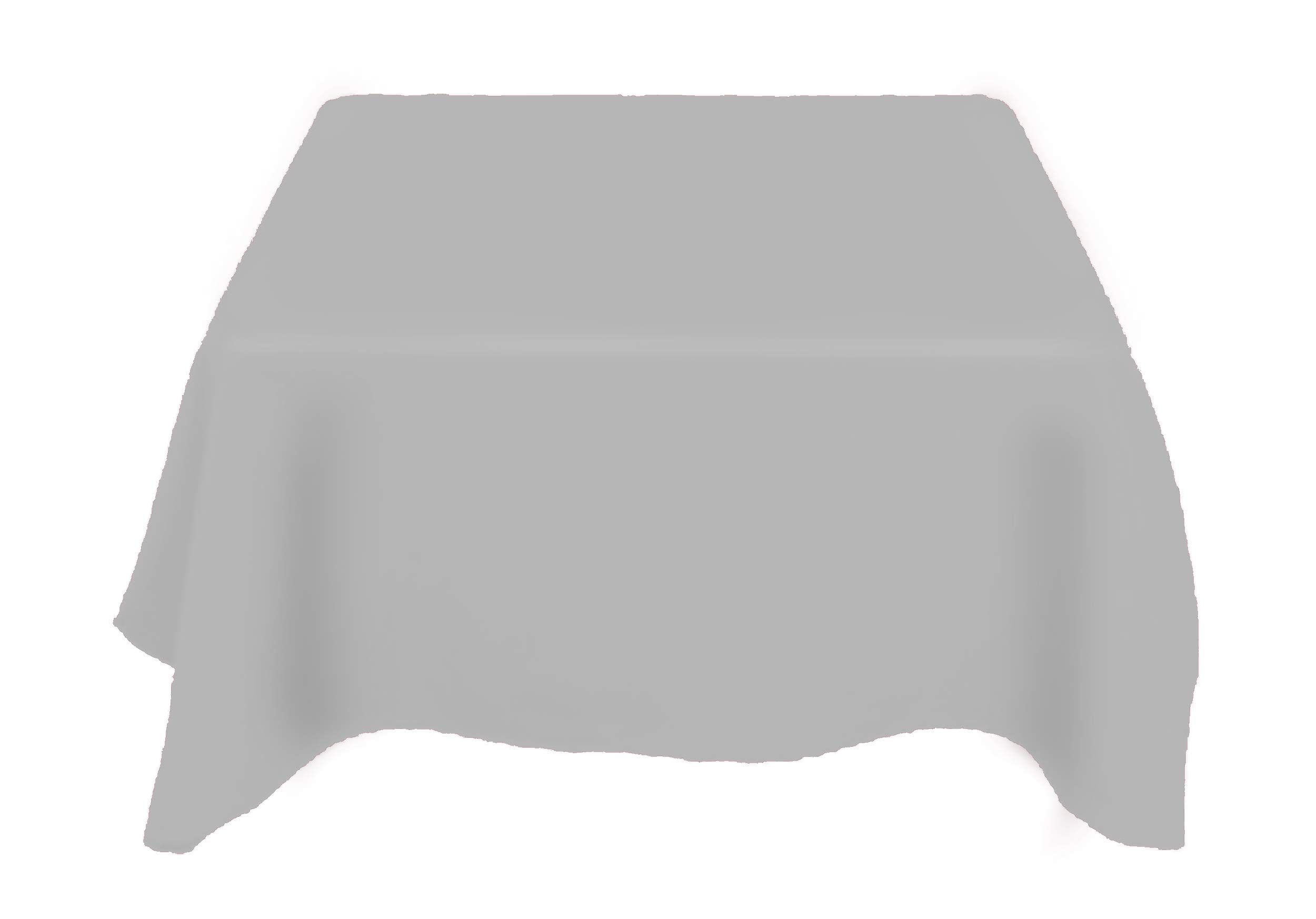 Sterling Mill Polyester Square Tablecloth – Durable & Washable Table Cover for Weddings, Parties, Christmas, Dining, Corporate Banquets & Events – Elegant Square Table Cloth for Indoor