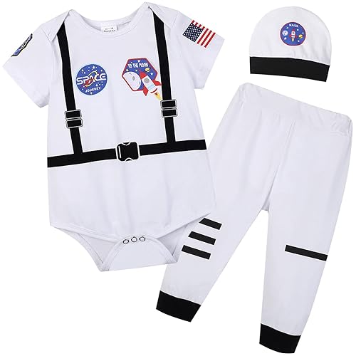 Xuomuen Baby Boy Halloween Nautical Sailor Astronaut Costume - Main Image